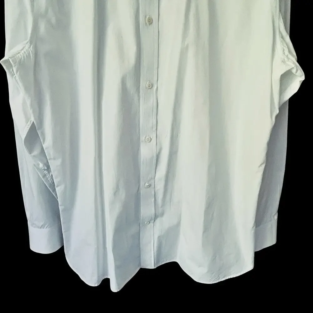Banana Republic Men’s Tailored Slim Fit Tall 100% Cotton Button Up Shirt XL